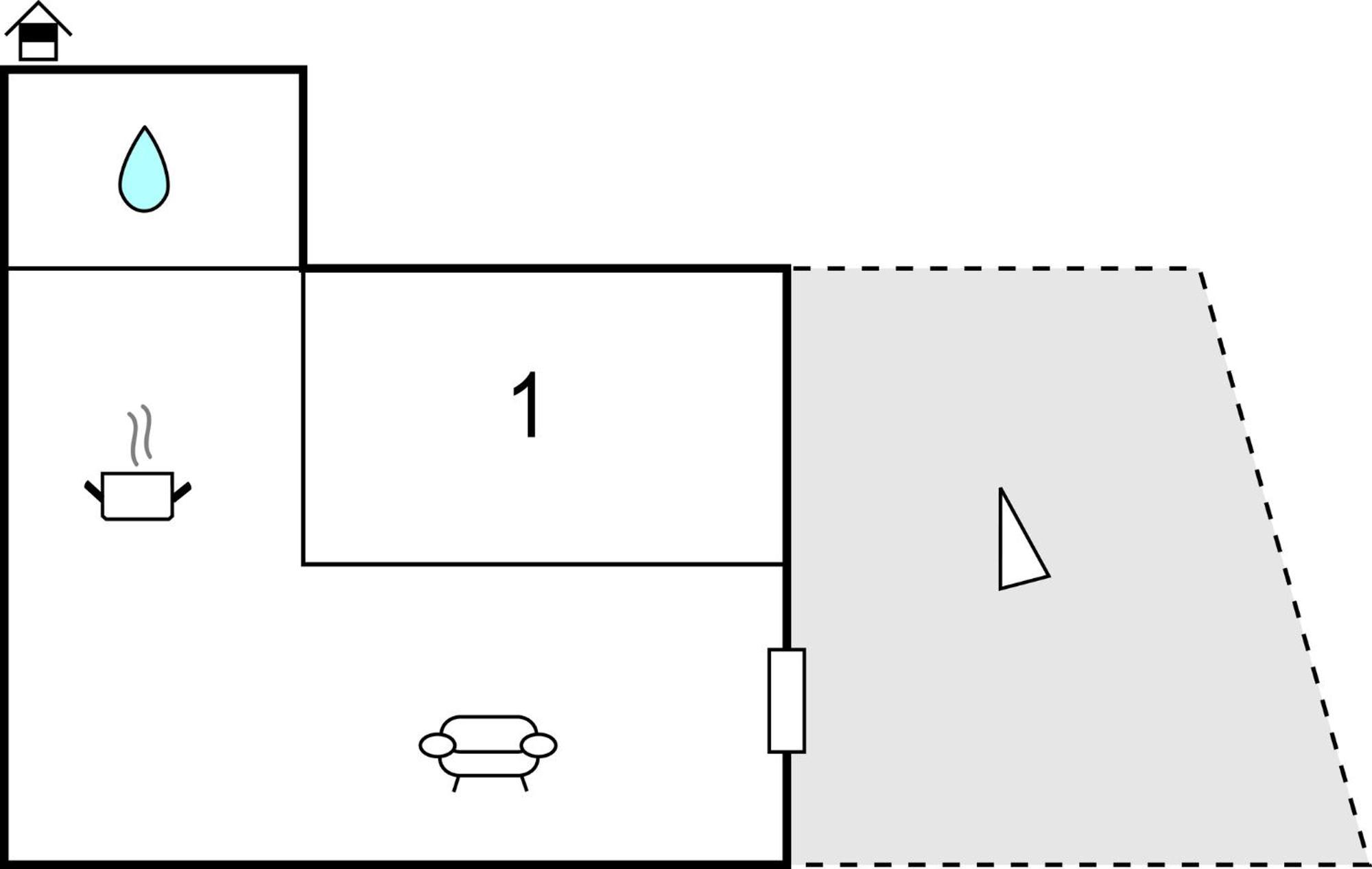 1 Bedroom Lovely Apartment In Komarna 克勒克 外观 照片